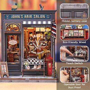 John's Hair Salon Miniature