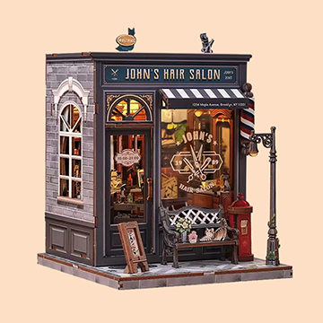 John's Hair Salon Miniature
