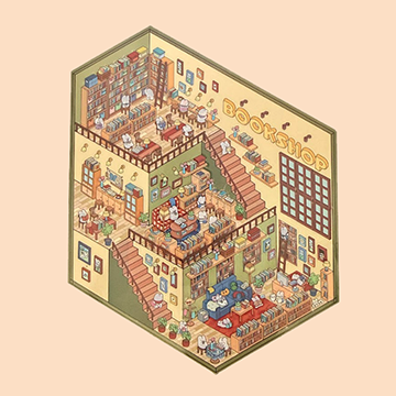 E47 - Two Level Bookshop