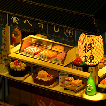 Sushi Food Stand Miniature