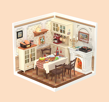 Warm Dining Room
